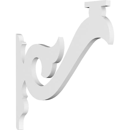 Ekena Millwork Florence Architectural Grade PVC Bracket, 5/8"W X 12"D X 12"H BKTP01X12X12FL
